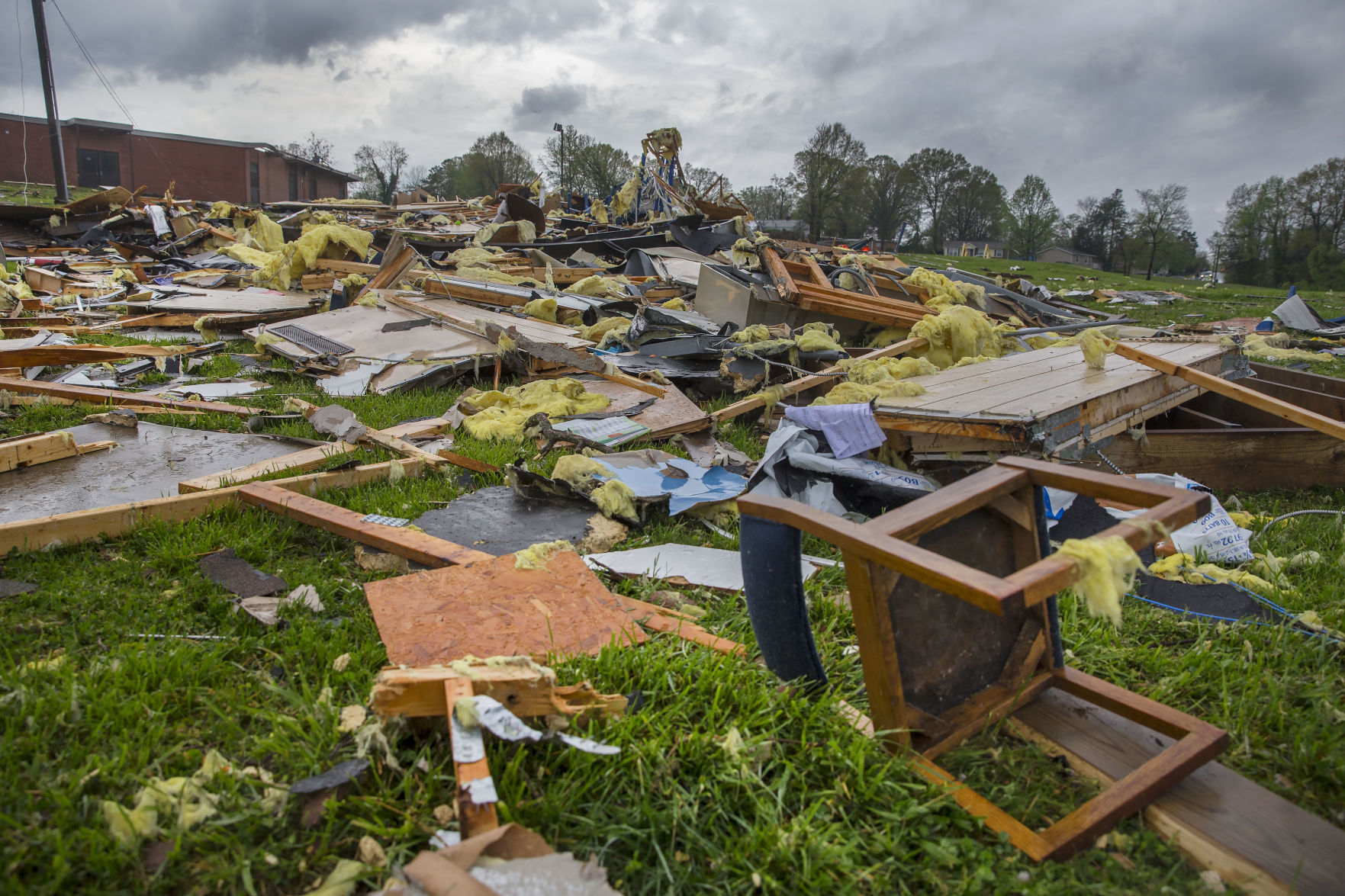 Tornado aftermath